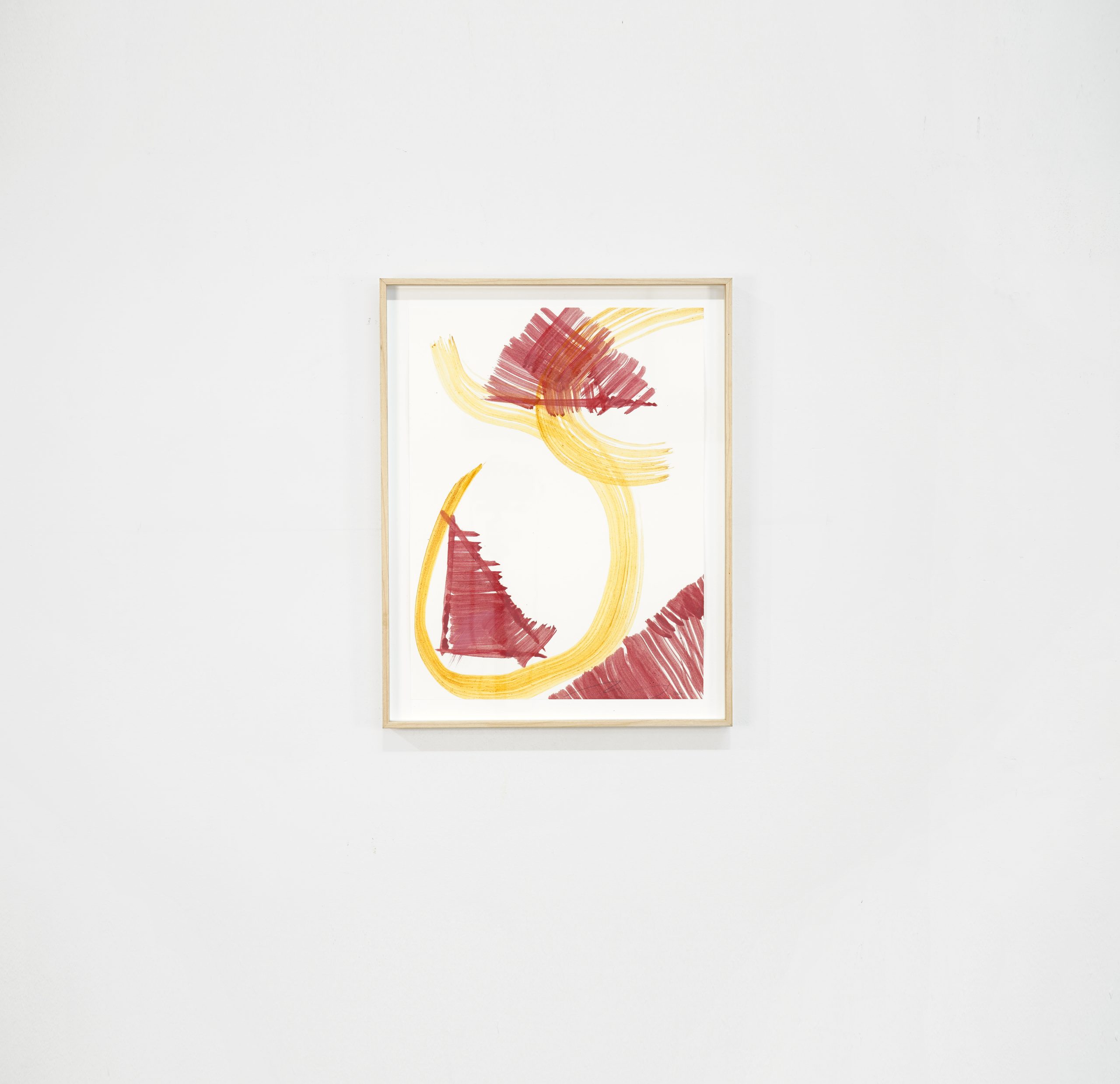L’ombra de l’herba — Sin título.  Óleo sobre papel / Oil on painting. 42x29cm. 2024